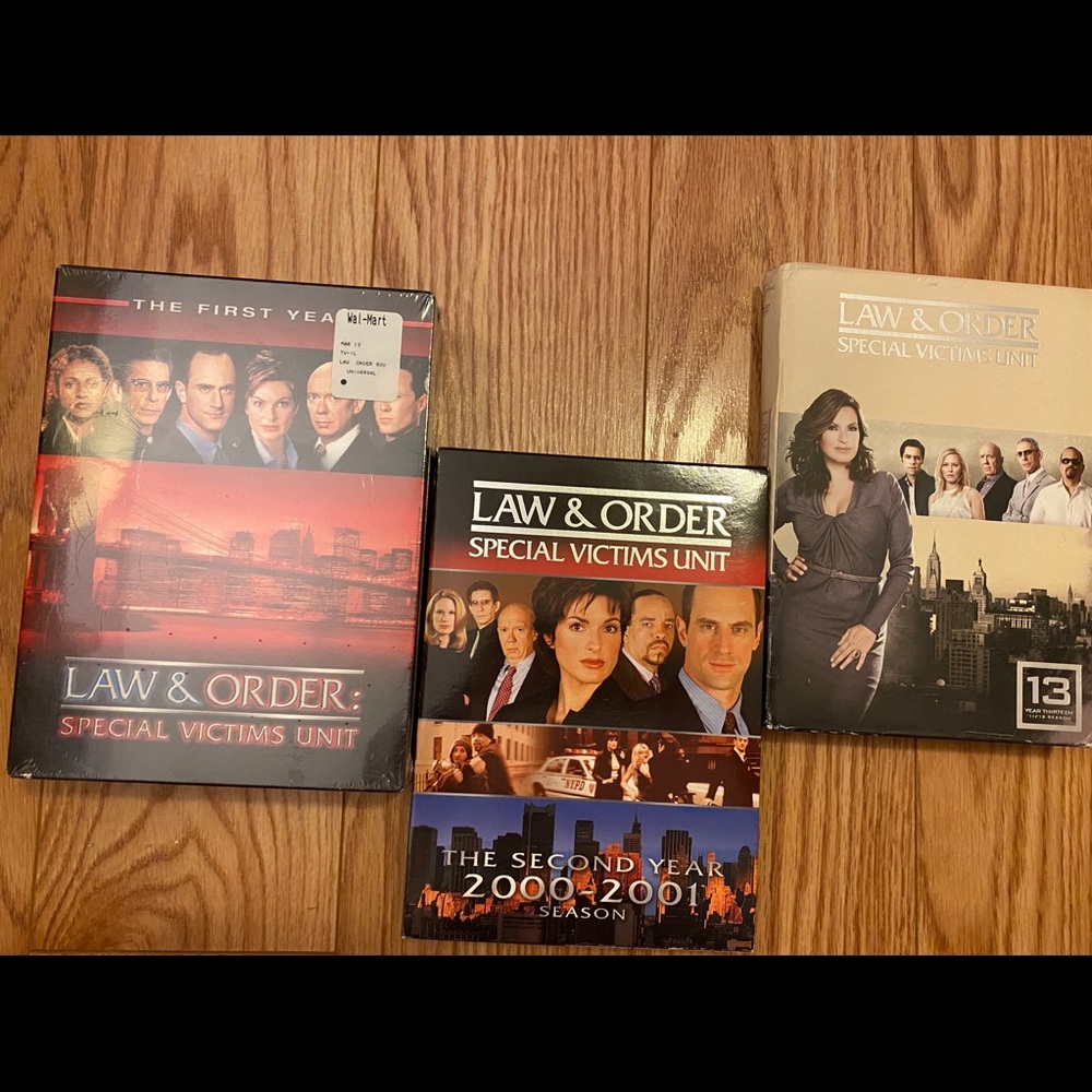 Law & Order SVU- Seasons one, two and thirteen